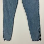 RE/DONE  Originals Revolve High Rise Slim Sz 27 Ankle Zip Jeans 90s Wash Photo 8