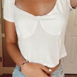 PacSun White  Bustier Top Photo 1