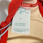 Kona Sol Women’s Ribbed Crisscross Tankini Swimsuit Top Red NWT Photo 4