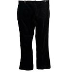 Chico's Chico’s Black Velvet Velour Boot Cut Mid Rise Pants Size 14 Photo 5
