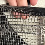 Aratta Women's Blouse Boho Grey Acid Wash Lace Embroidered Long Sleeve Top M Gray Size M Photo 12