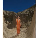 NWT Baobab Collection Mia Dress in Papaya Size Large Orange Photo 2