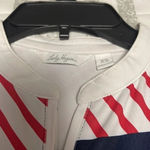 Lady Hagen Golf Tank Navy Red and White 1/4 Zip Photo 2