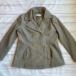 New York & Co. Wool Blend Double Breasted Winter Peacoat Size L Photo 0
