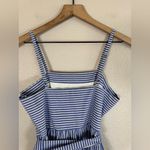 J.Crew Striped Maxi Dress in Lagoon White Stripes size 4 $168 Photo 10