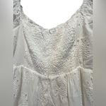 Princess Polly Lavine Babydoll Eyelet Mini Dress White Flared Sz US 6 NWT Photo 6