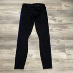 Athleta Black with Red, White & Blue Stripes Cropped Leggings Size XS Photo 2