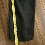 Flax  Black 100% Linen Pants Size Medium Photo 3