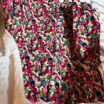 Anthropologie ‎ Postmark Ginny Striped Sweater Floral Layered Blouse Size Small Photo 4