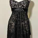 Alexia Admor  New York size medium black nude formal dress lace strapless zip up Photo 0