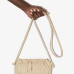 NWT Elleme Mini Vague Pleated Leather Crossbody, New w/Tag, $480 Made in Italy Photo 1
