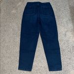 Eileen Fisher Organic Cotton Denim Jean Barrel Tapered Ankle Pant Indigo Blue 0 Photo 5