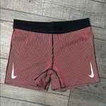 Nike Red and Black Striped Shorts Photo 0