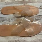 Matisse Anthropologie Peach Villa Slide Jelly Shoes Sandals Size US 8M Vacation Pink Photo 0