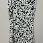 Reformation  Womens White/Black Animal Leopard Print Bea Midi Skirt‎ sz 22 NWT Photo 0