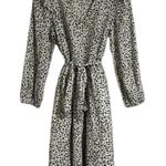 J.Crew  long sleeve animal print leopard cheetah vneck dress Photo 0