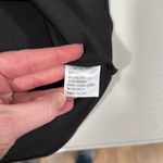 Why Dress Black Ruffled 3/4 Sleeve Blouse Size Large EUC Photo 5