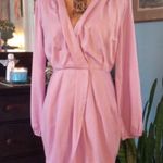 Entro  Lilac Purple Long Sleeve Tulip Hem Mini Dress NWT Photo 10