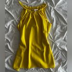 Rachel Roy RACHEL  Vibrant Yellow Gathered Top Photo 1