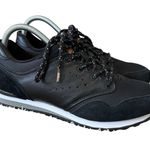 ABEO Shoes Womens 8.5 Aaliyah Black Comfort Low Top Lace Up Sneakers Walking Photo 0