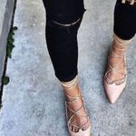 Michael Kors COLLECTION CADENCE POINTED TOE LACEUP ESPADRILLE SHOES 38.5 Photo 1