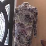 Mystree  brown tan patterned high low blouse Photo 4