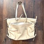 FRANCES BIASIA tan/natural leather shoulder bag Photo 3