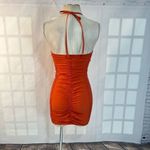 Free People WOMEN'S HOLD ON burnt orange smocked MINI DRESS size xs Photo 6
