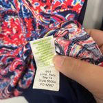 Lilly Pulitzer Halibut Bailey navy colorful cotton long sleeve tee size small Photo 7