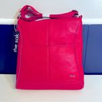 The Sak  Lucia Crossbody Bag in Magenta Stitch Leather‎ NWT Photo 3