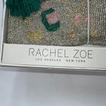 Rachel Zoe 2 Piece Coin Purse & Charm Set Beaded Star Champagne Bottle Green Photo 5