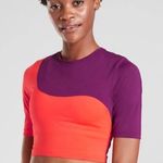 Athleta Colorblock Rashguard Top Photo 0