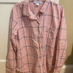 Old Navy  Pink and Blue Plaid Shirt Photo 0