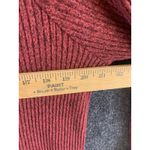 Sonoma  Women’s Sweater Cowl Neck Ribbed Top Shirt SO SOFT Stretch Red Size L $36 Photo 3