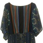 AUW wide sheer sleeves boho style dress Size Large Photo 7