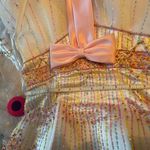 Anna Scott Fluffy Satin Tulle Beaded Prom Dress Pink Size 4 Photo 8