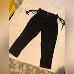 Free People highwaisted button front side drawstrings cotton pants, size small P Photo 3