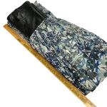 Sachin + Babi  Leather & Blue Printed Pleated Accents Strapless Maxi Long Dress Photo 7