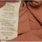 Ambiance Bell Sleeve Crochet Romper Medium Dusty Pink beach summer NWOT Photo 9