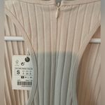 ZARA Ribbed Sleeveless Bodysuit Romper size S- Nude NWT Photo 3