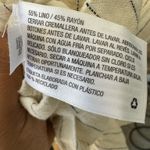 A New Day NWT Linen Blend High Rise Pleated Cream and black Shorts Photo 9