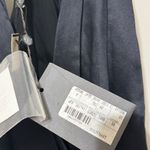 Alexander McQueen NEW  Silk Dress Black V Neck Rouche Wrap Midi NWT Photo 4