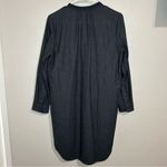 Madewell  Latitude gray wool blend patch pocket shirt dress size medium Photo 5