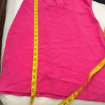 Mango  hot pink Wrap Neckline Dress Sz 8 Photo 5