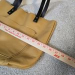Portland Leather Goods Medium Tote in Marigold Tan Handles Unicorn‎ Photo 12