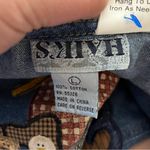 Vtg 90s The Briar Patch Noah’s Ark Denim Jumper Dress Blue L Size L Photo 9