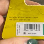 Kendra Scott 14k Gold Double Layer Necklace with Genuine Shell Pendant Photo 2