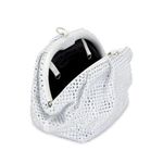 olga berg Charley Hotfix Crystal Bag in White New Womens Clutch Crossbody party Photo 3