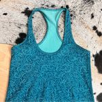 Lululemon Cool Racerback Foli Manifesto Bali Breeze Tofino Teal Size 4 Limited Photo 4