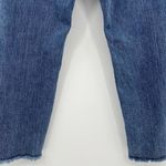 Pilcro Anthropologie The Vintage Straight Jeans Raw Hem Blue Women’s Size 32 Photo 6